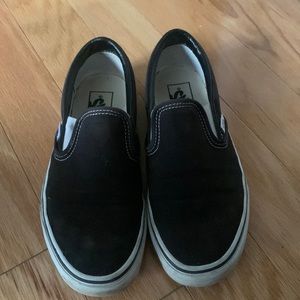 Black Slip on Vans